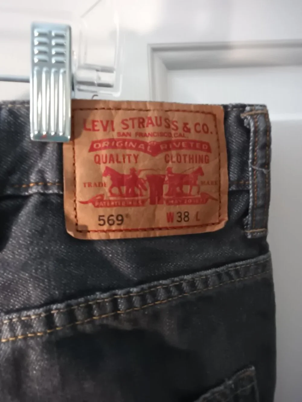 Mens Levi's Gray Jean Shorts